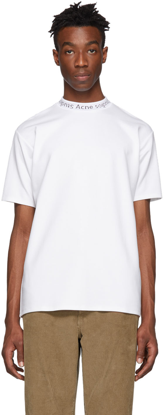 Acne Studios: White Navid T-Shirt | SSENSE
