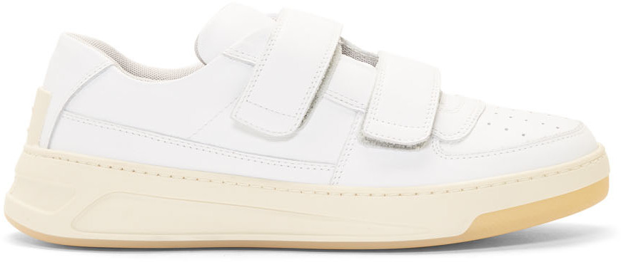 Acne Studios: White Perey Sneakers | SSENSE