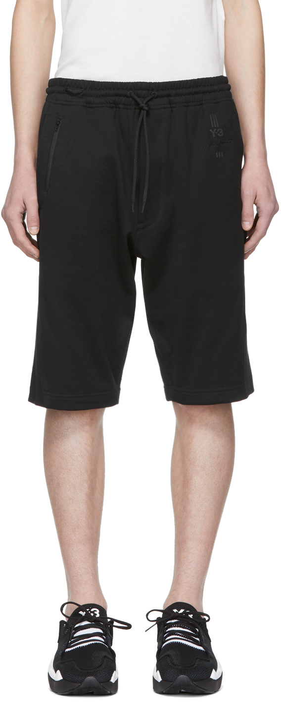 Y-3: Black New Classic Shorts | SSENSE
