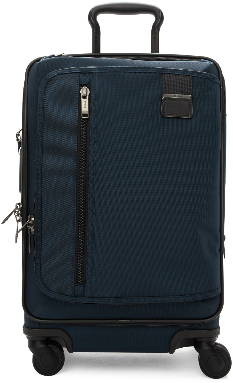 Tumi Navy Merge International Expandable CarryOn Suitcase SSENSE Canada
