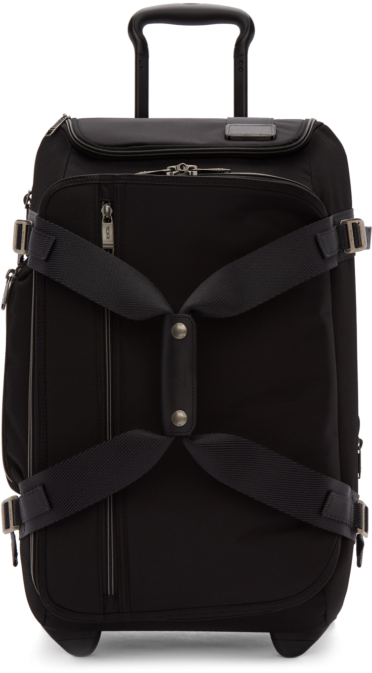 Tumi Black Merge Wheeled Duffle CarryOn Suitcase SSENSE Canada