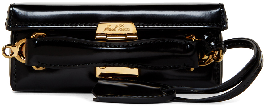 Mark Cross Mini Grace Box Bag In Black