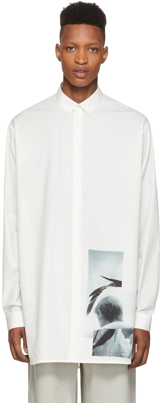 Jil Sander: White Seal Shirt | SSENSE