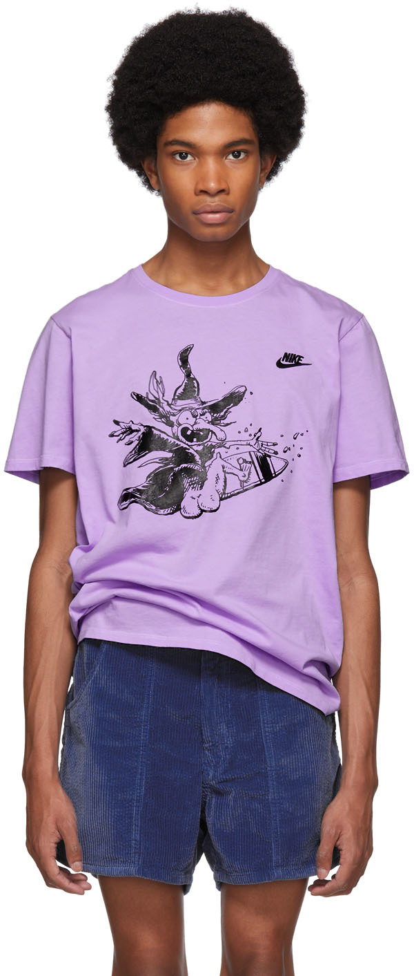 mauve nike shirt