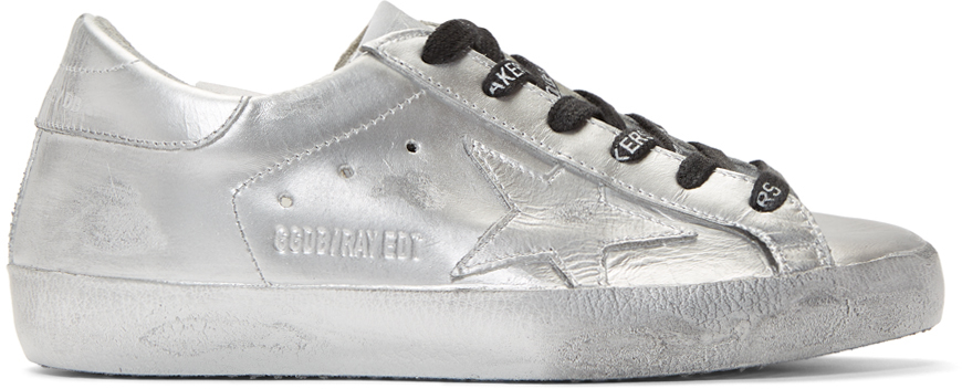 Golden Goose: Silver Limited Edition Superstar Sneakers | SSENSE