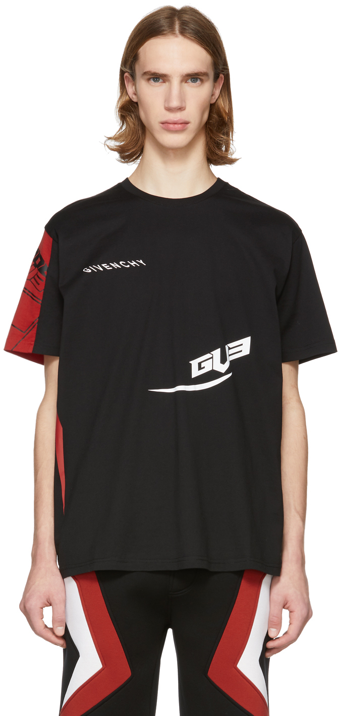 Givenchy: Black GV3 Sport T-Shirt | SSENSE