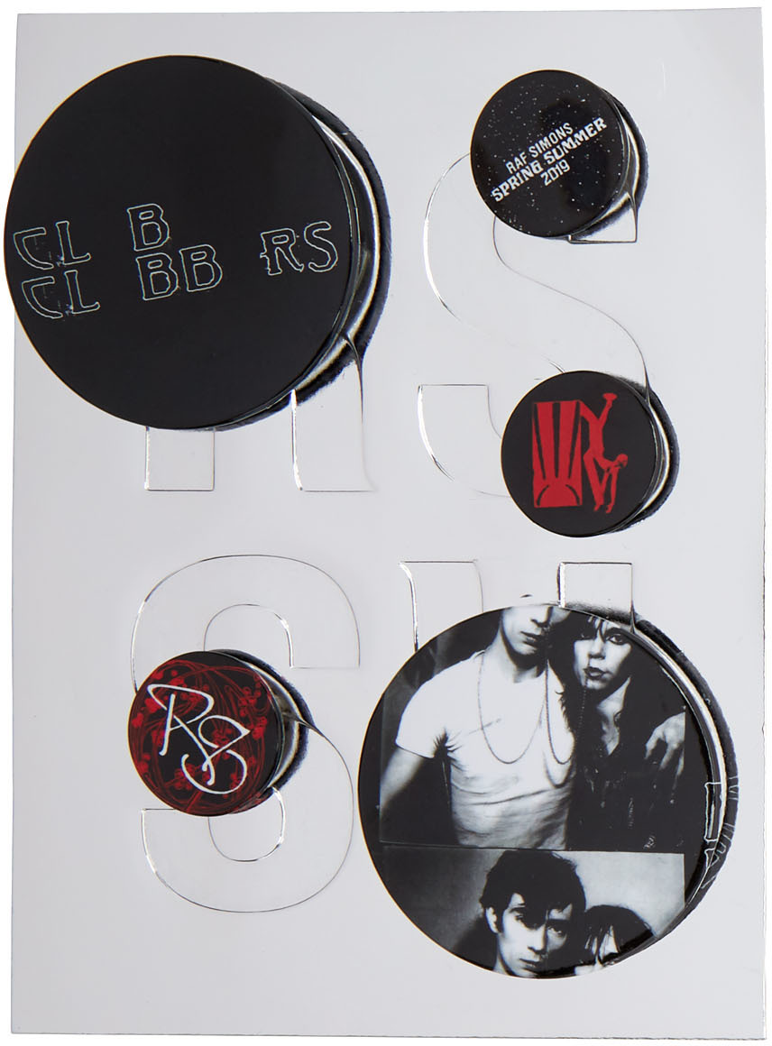 raf simons black red