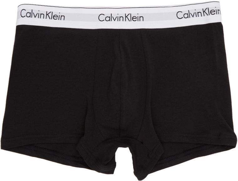 Calvin Klein Underwear: Two-Pack Black Low-Rise Boxer Briefs | SSENSE