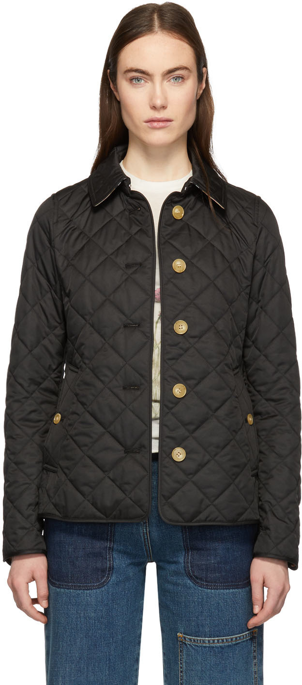 Burberry: Black Frankby Jacket | SSENSE