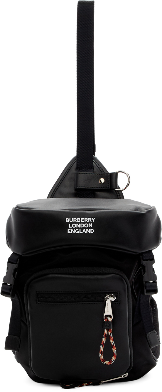 Burberry: Black Mini Backpack | SSENSE