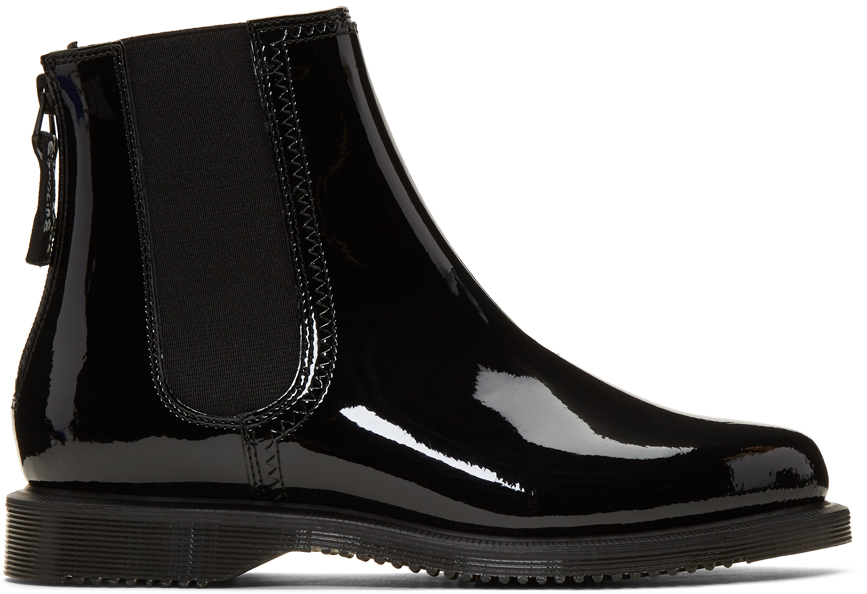 Dr. Martens Black Zillow Boots SSENSE Canada