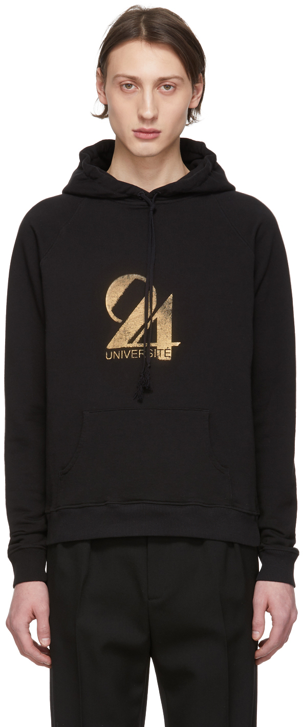 saint laurent university hoodie