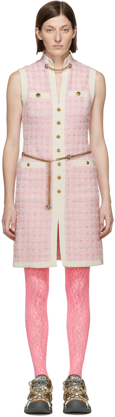 gucci pink dress