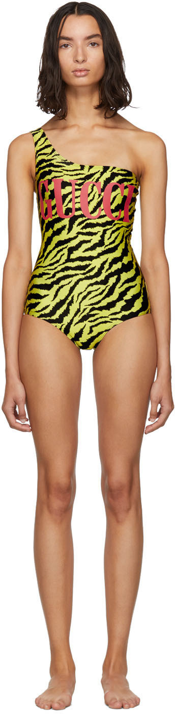 gucci zebra swimsuit