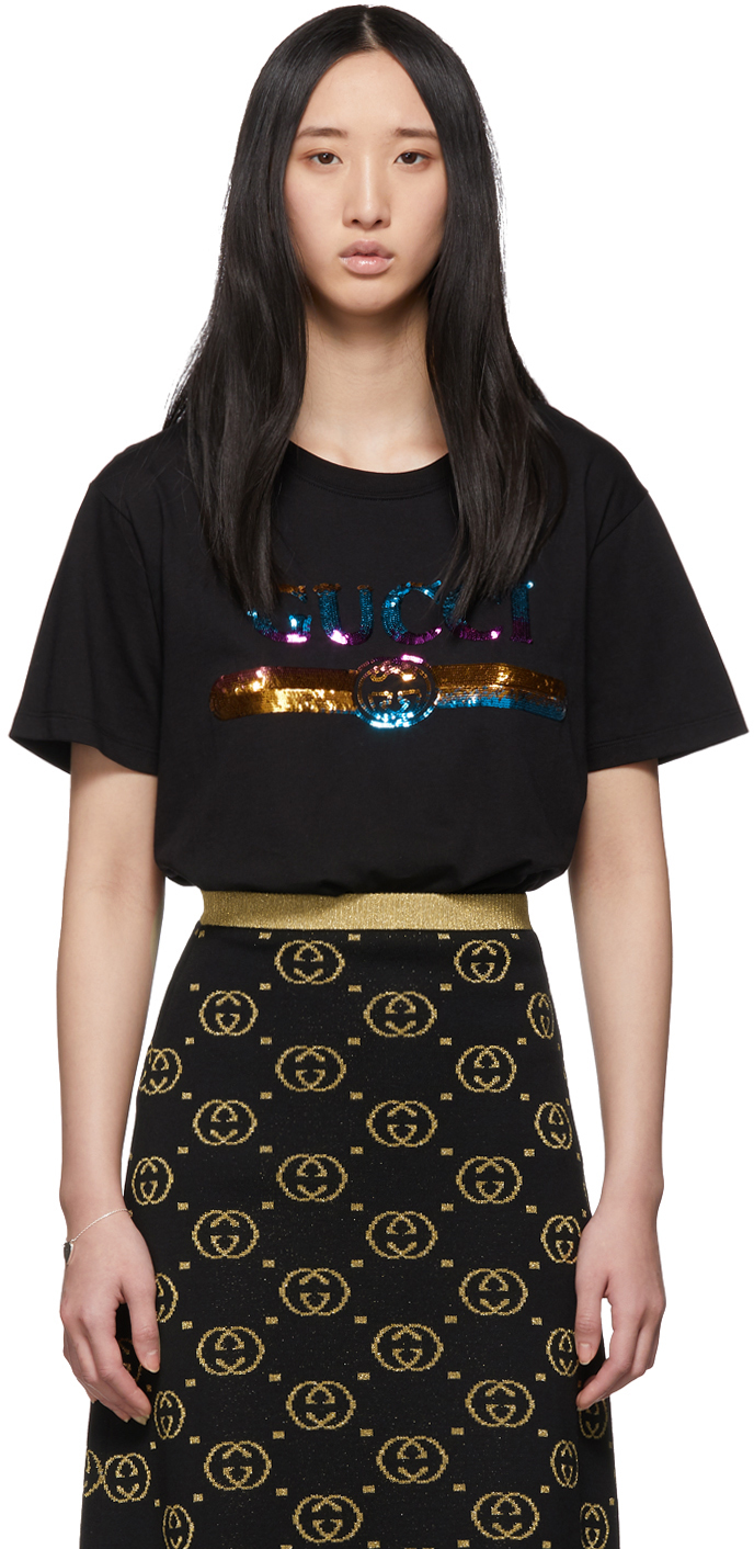 gucci sequin t shirt