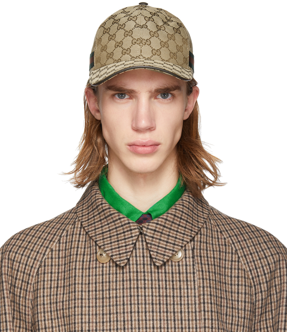 Gucci: Beige Original GG Baseball Cap | SSENSE