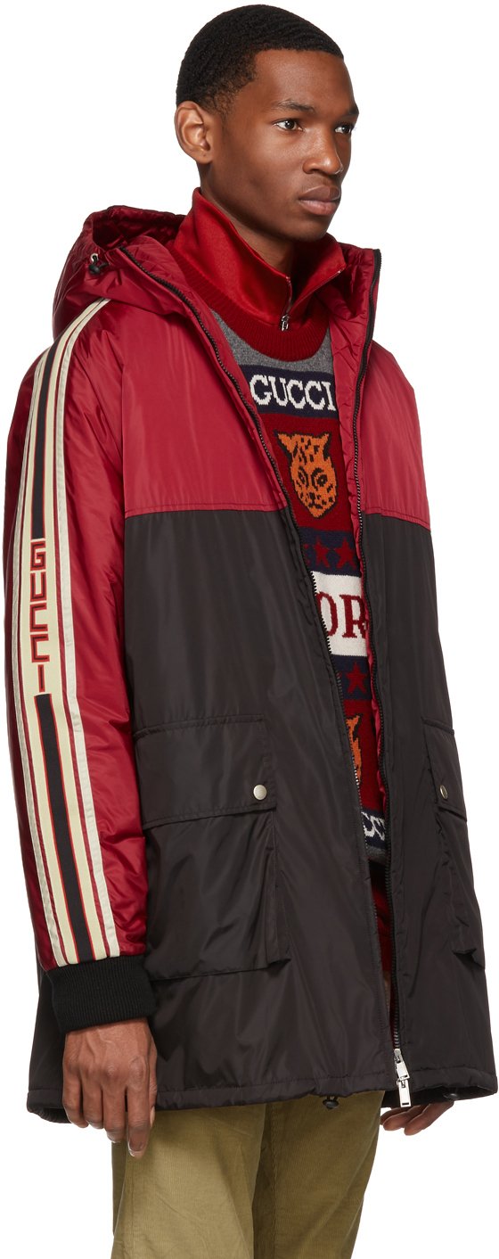 black and red gucci jacket