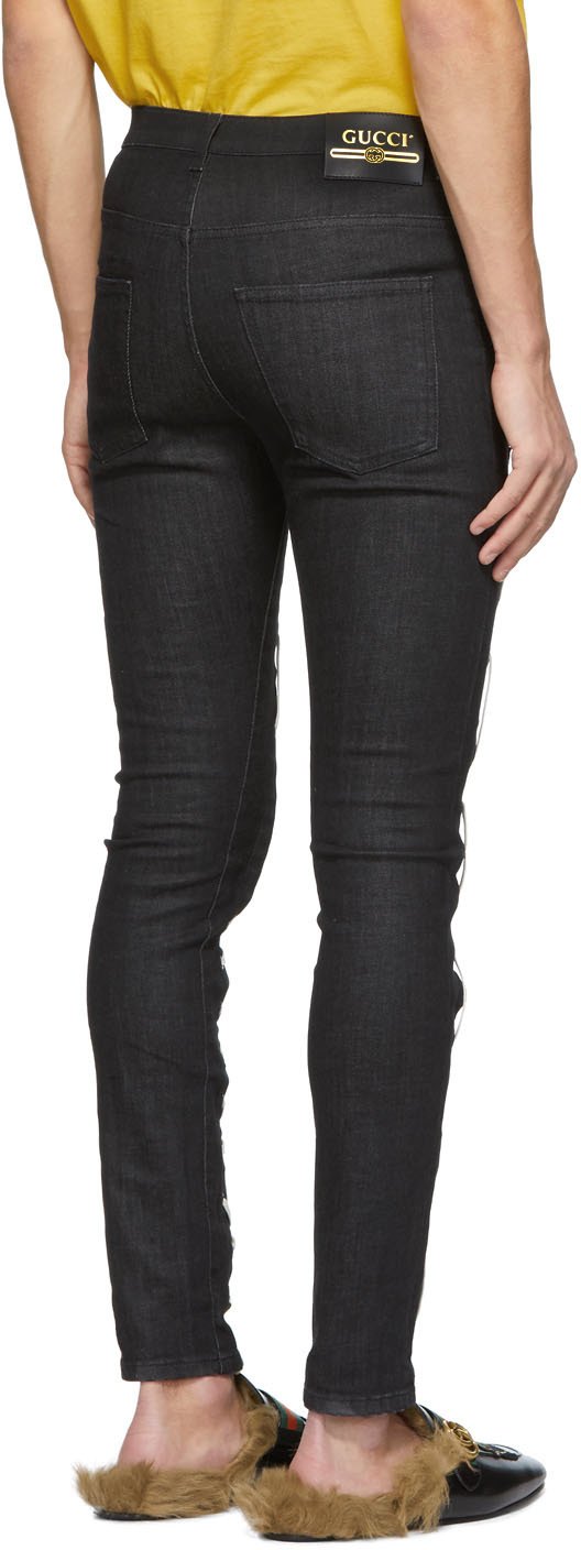 gucci black skinny jeans