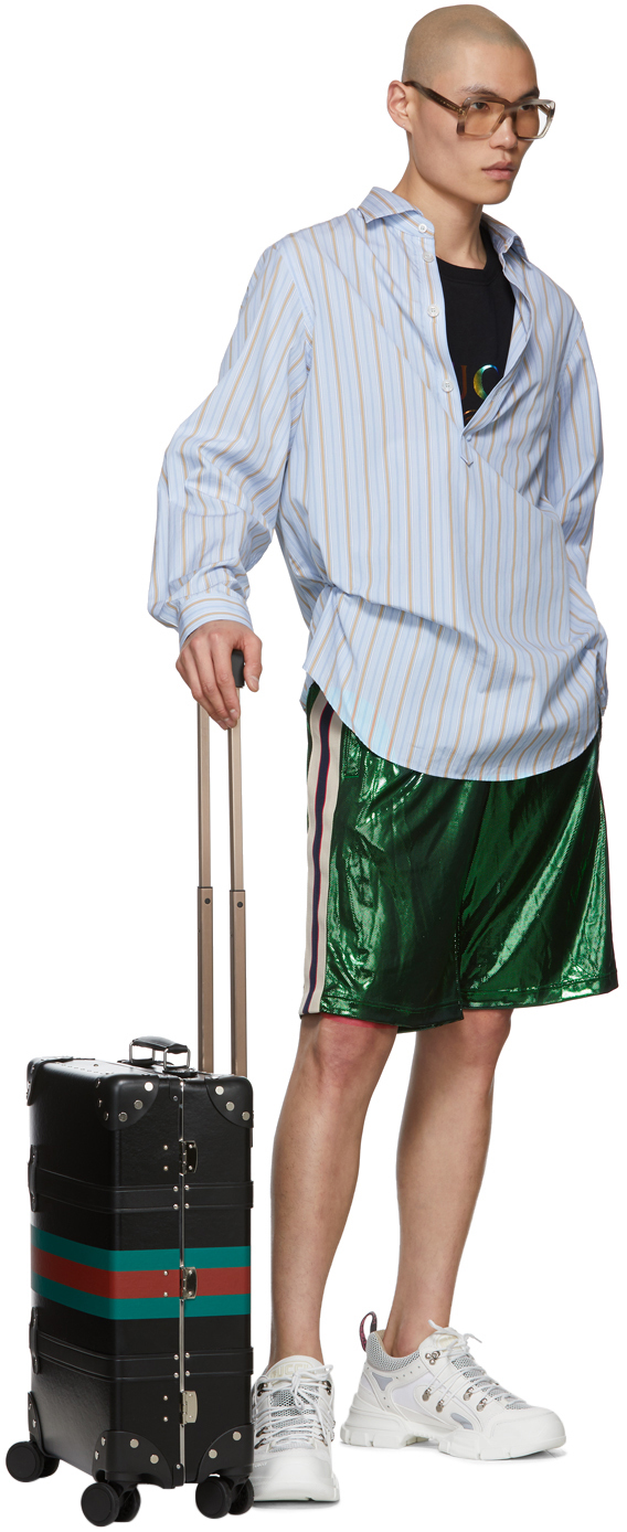 gucci laminated shorts
