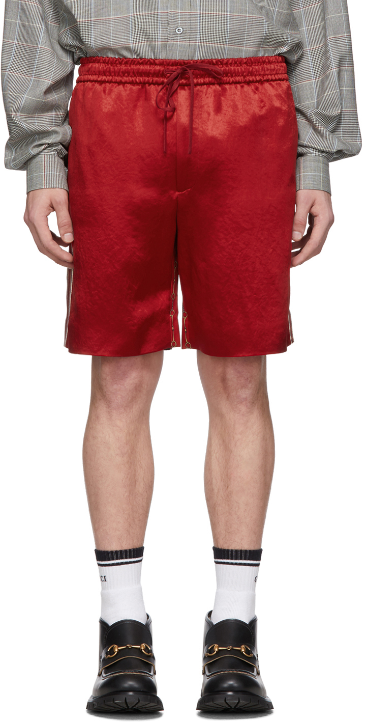 gucci silk shorts