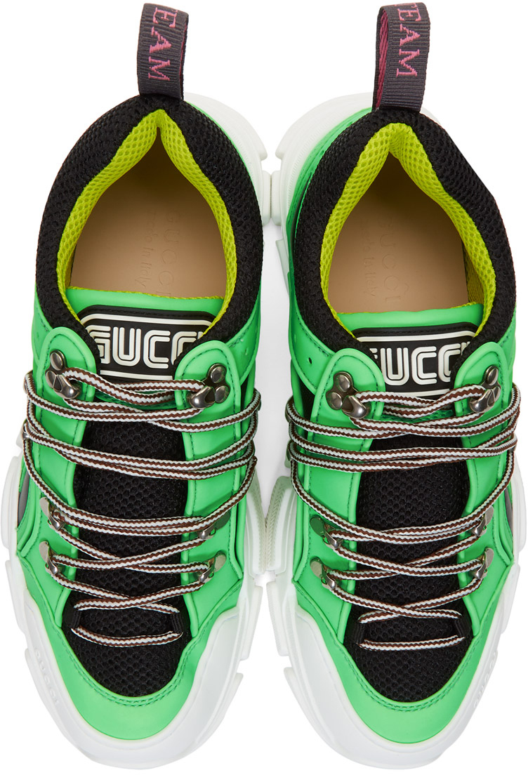 gucci green flashtrek