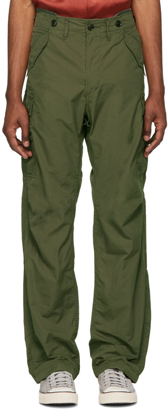 visvim: Green Eiger Cargo Pants | SSENSE UK