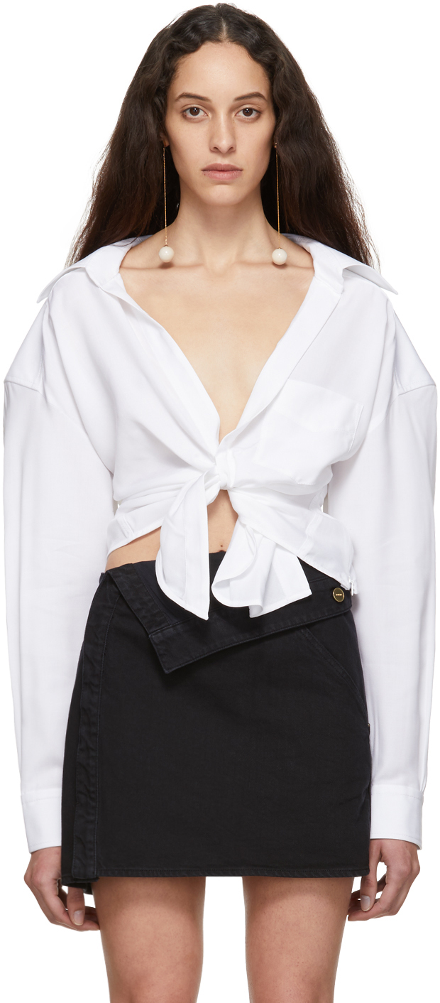 Jacquemus: Off-White 'La Chemise Pavia' Shirt | SSENSE Canada