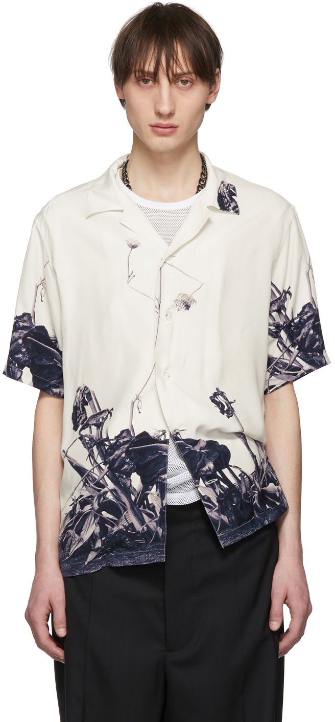 Christian Dada: Off-White Nobuyoshi Araki Edition Flower Print Shirt ...