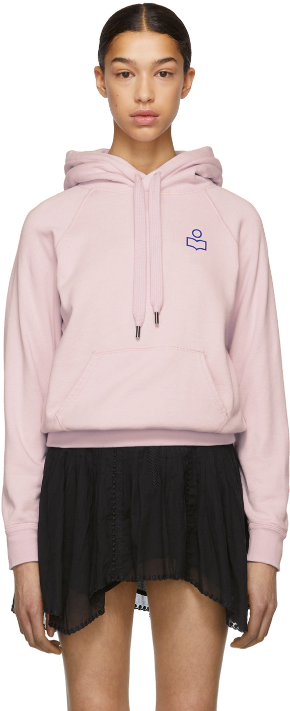 Isabel Marant Etoile: Pink Malibu Hoodie | SSENSE Canada