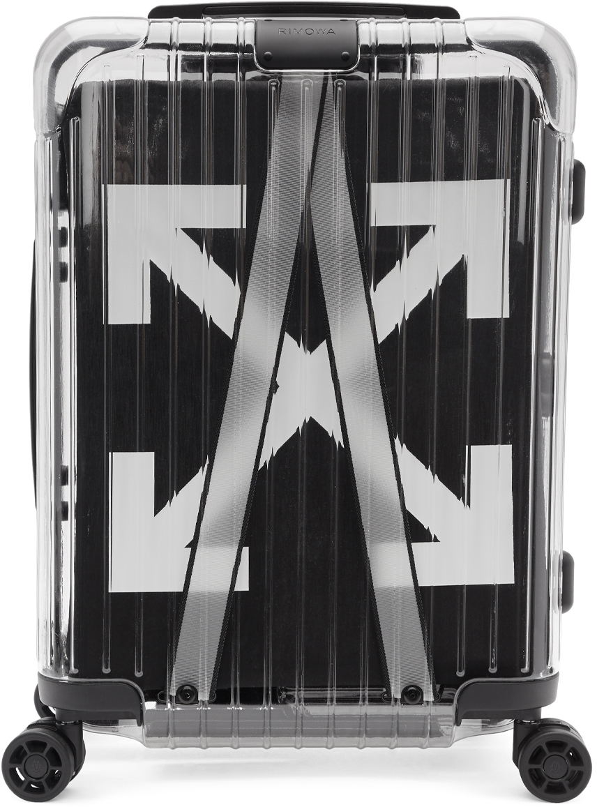 OffWhite Black RIMOWA Edition 'SeeThrough' CarryOn Suitcase SSENSE