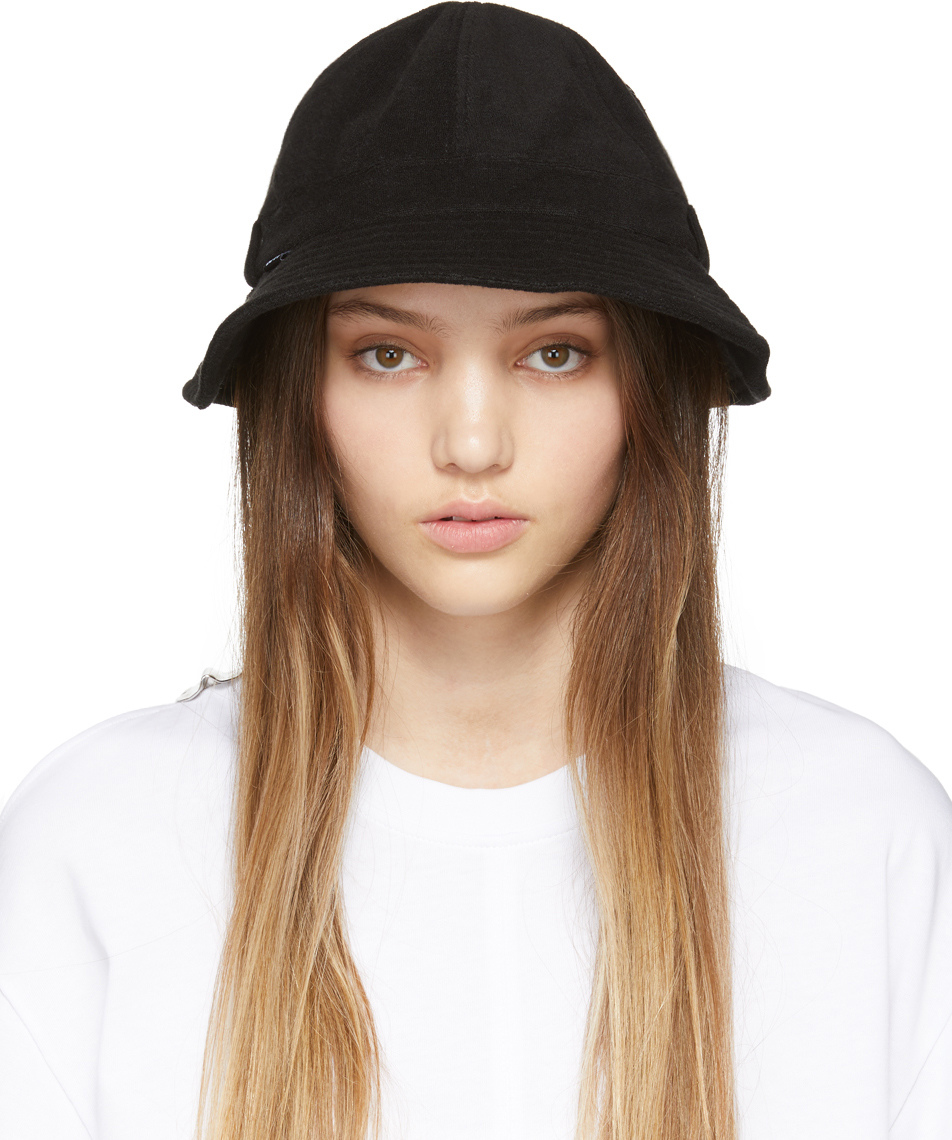 SJYP: SSENSE Exclusive Black Terry Hat | SSENSE