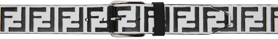 fendi white belt