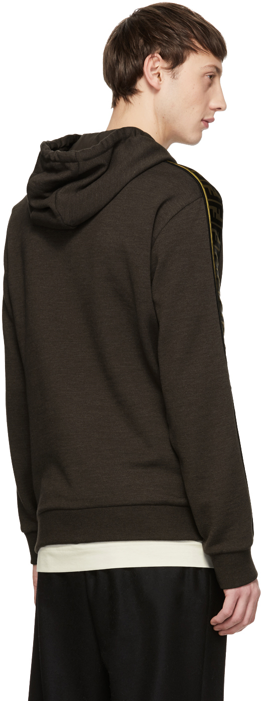 fendi brown hoodie