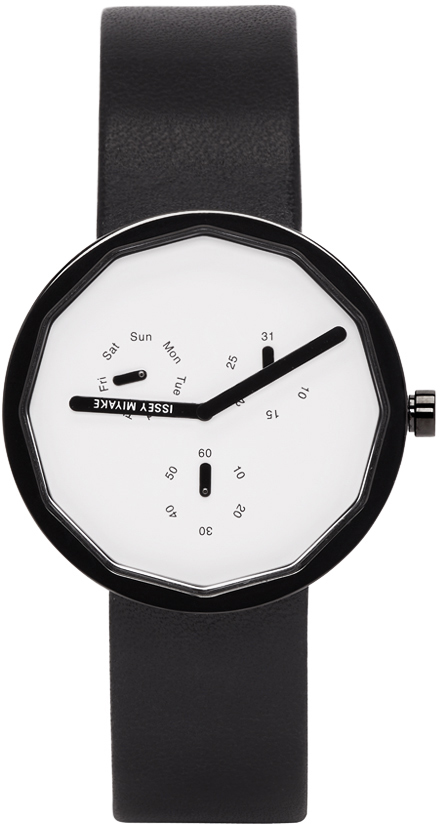 Issey Miyake Men: Black & White Twelve 365 Series Watch | SSENSE