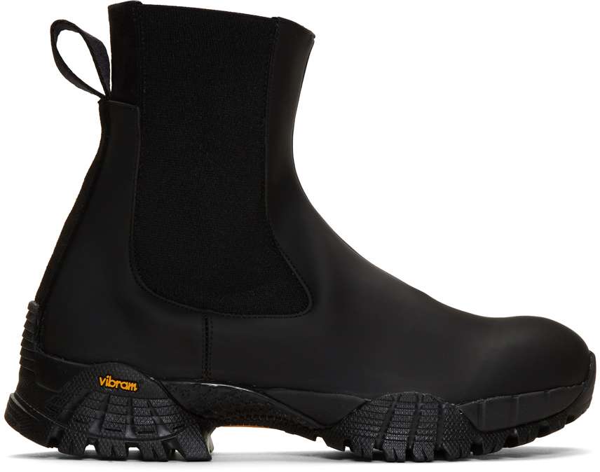 1017 ALYX 9SM: Black Rubber Sole Chelsea Boots | SSENSE