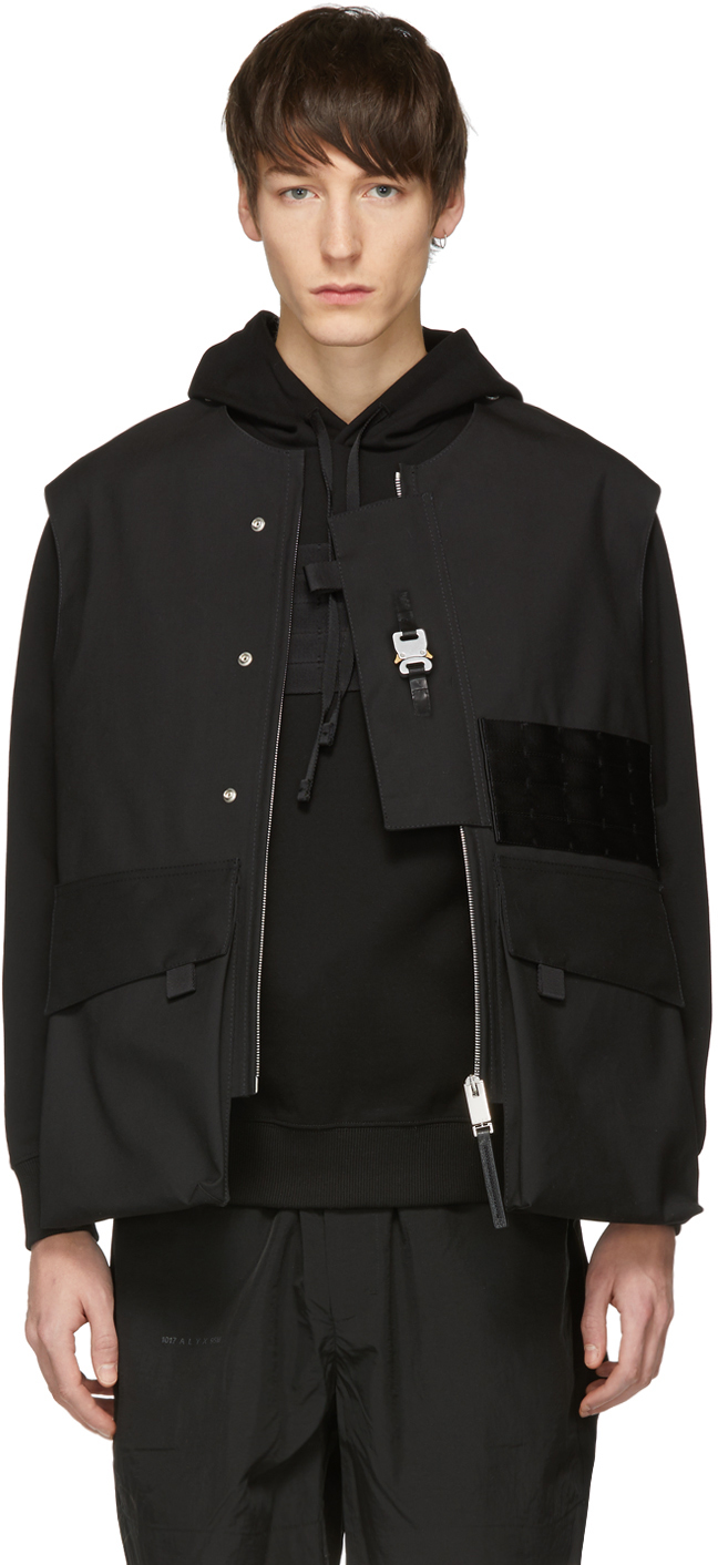 1017 ALYX 9SM: Black Mackintosh Edition Vest | SSENSE