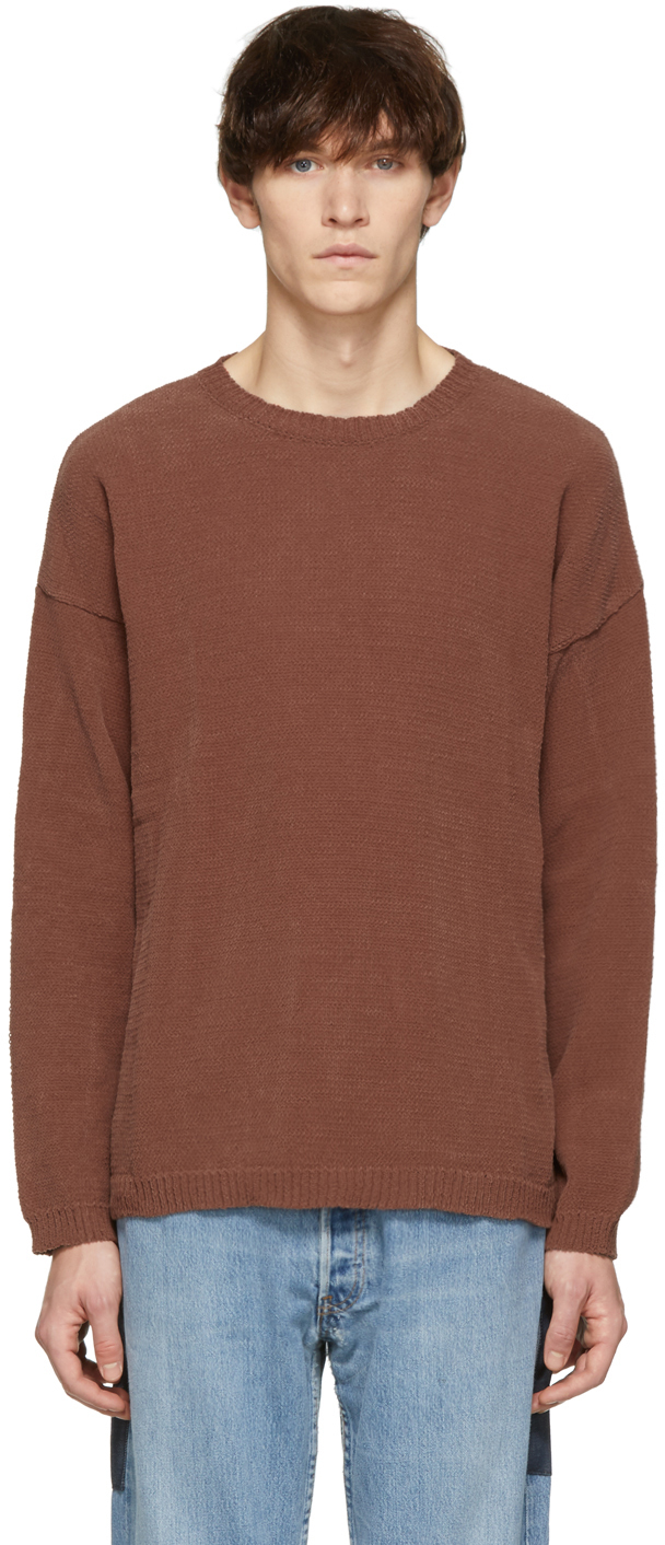 Our Legacy: Pink Chenille Popover Sweater | SSENSE