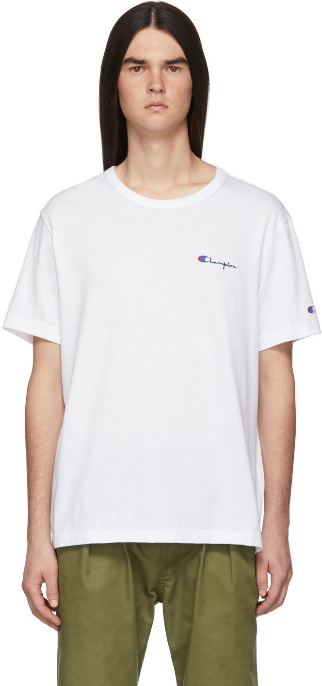 champion t shirt blanc