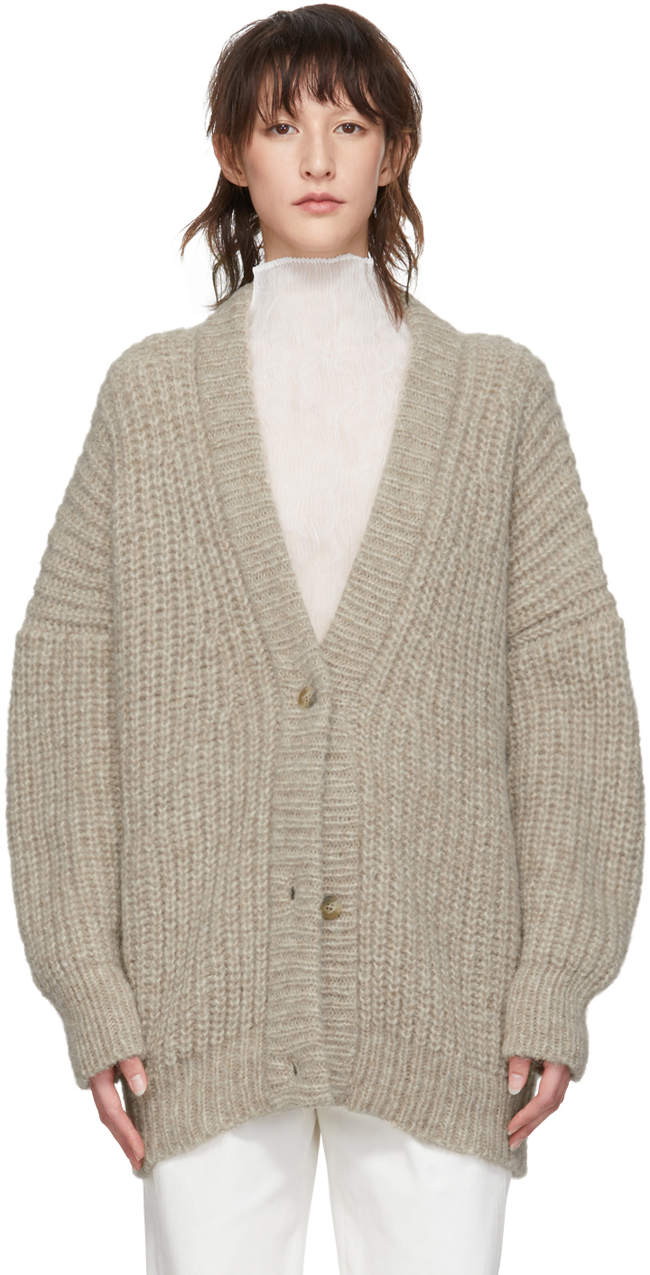 Lauren Manoogian: Beige Grandma Cardigan | SSENSE