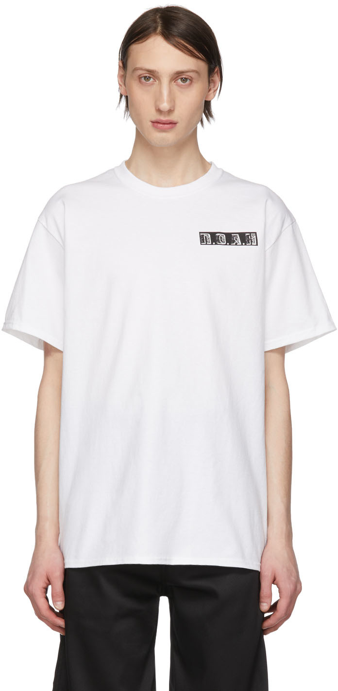 Noah: White D.O.A. T-Shirt | SSENSE