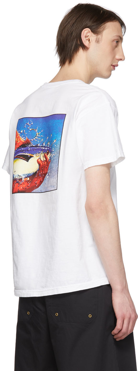 Noah Nyc White Wet Fish T Shirt Ssense