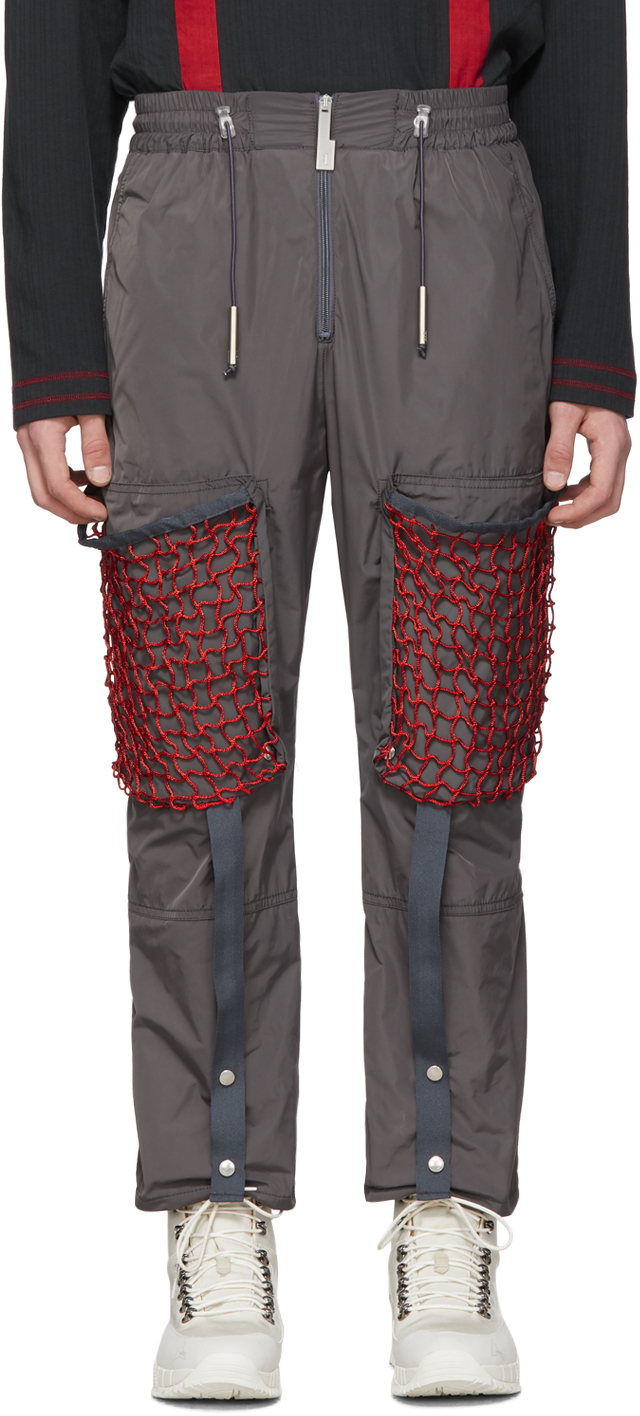 mesh cargo pants