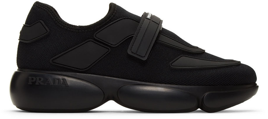 Prada: Black Cloudbust Sneakers | SSENSE Canada