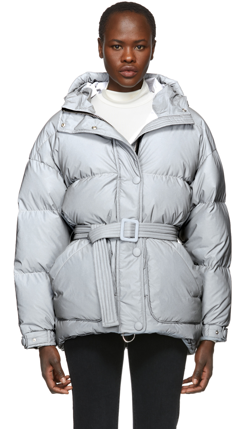 Ienki Ienki: Grey Down Michelin Jacket | SSENSE