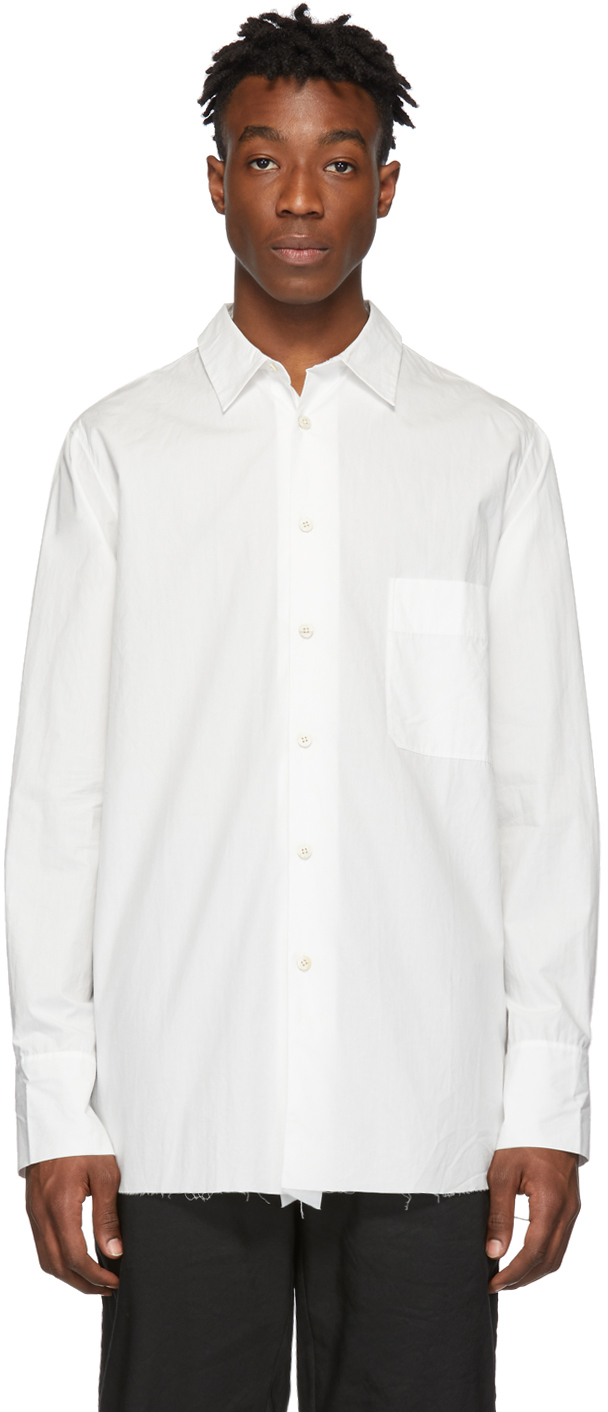 Ziggy Chen: White Cotton Shirt | SSENSE