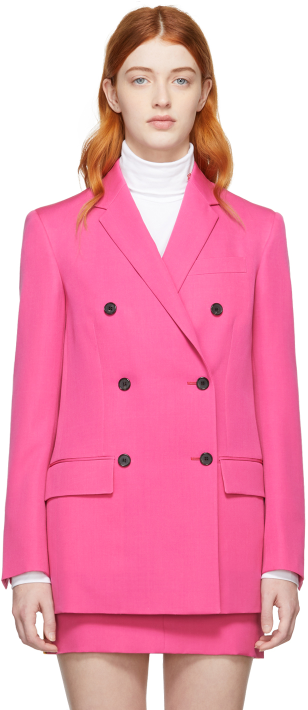 calvin klein pink blazer