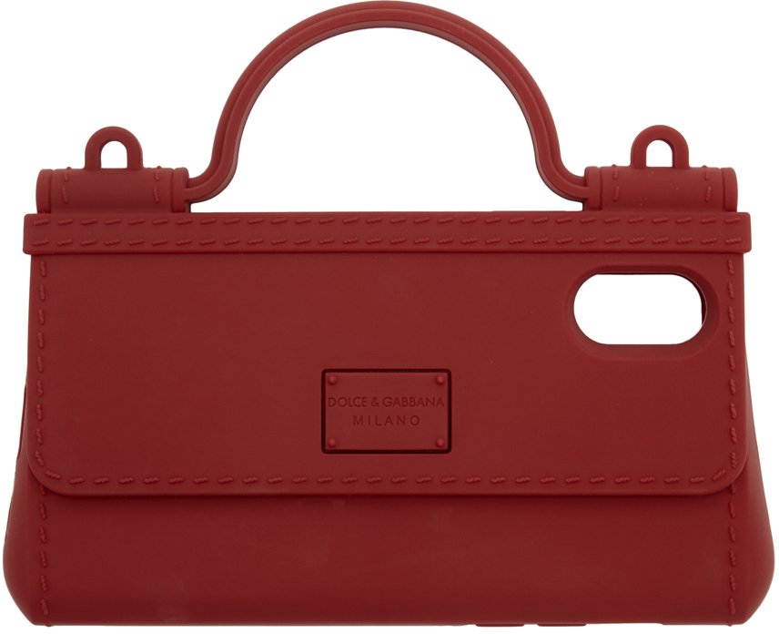 red dolce and gabbana bag