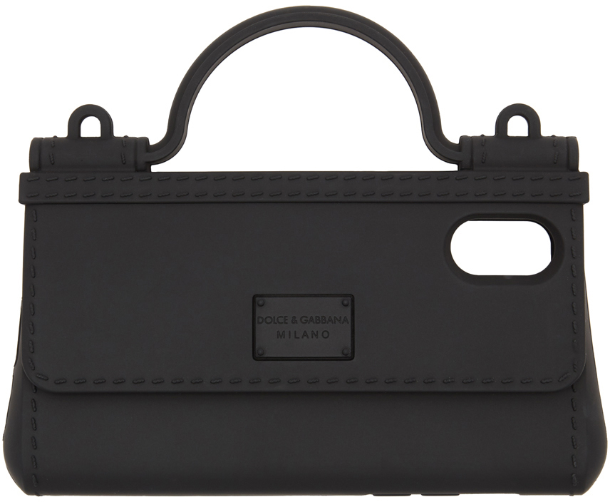 【関税込み】Dolce&Gabbana ブラック Bag Shape iPhone X ケース Dolce&Gabbanaのブラック Bag Shape iPhone X ケースがセール中