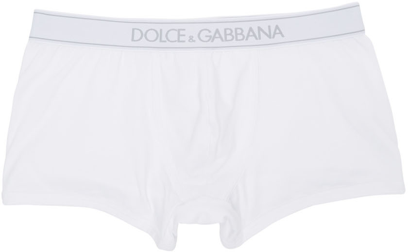 Dolce & Gabbana: White Regular Boxers | SSENSE