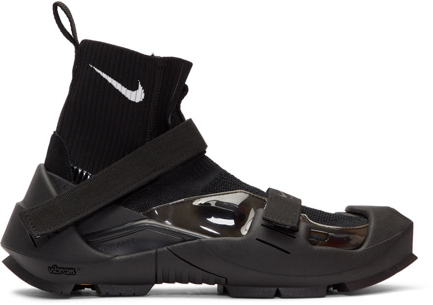 Nike: Black MMW Edition Free TR Flyknit 3 Sneakers | SSENSE